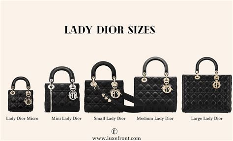 lady dior medium size.